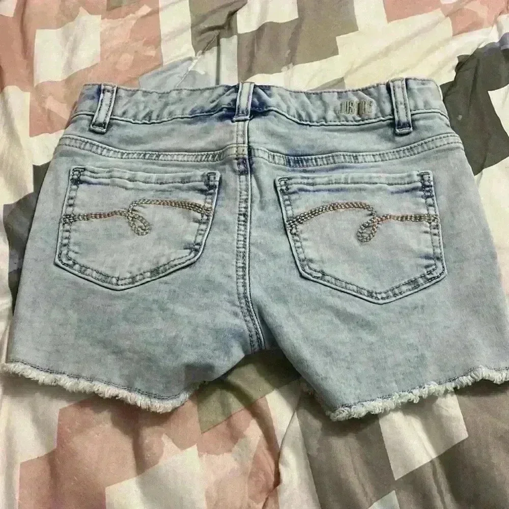 Justice Distressed Jean Shorts
